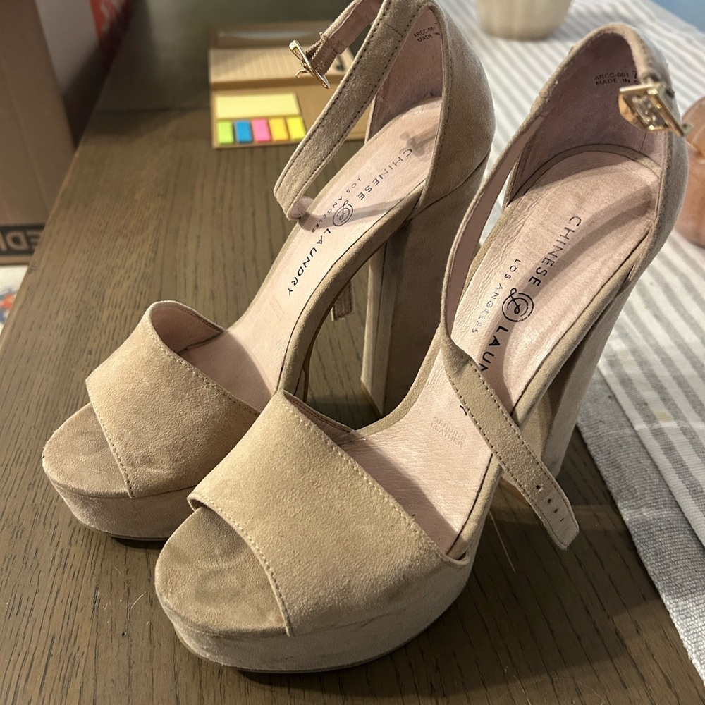 Chinese Laundry block heels